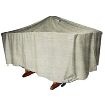 Housse table rectangle M gris 180x110x60cm