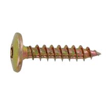 10 vis de penture étoile acier bichromaté 7x30 - INVENTIV