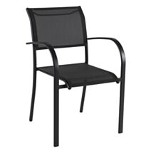 Fauteuil de jardin Oze Alu Gris Foncé - INVENTIV