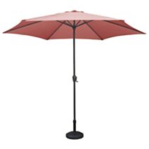 Parasol droit Chypre III brique Ø3m - INVENTIV