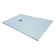 Receveur extra plat Mia 140x90x3cm Blanc Texture ardoise - INVENTIV