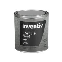 Peinture Laque Glycéro Noir Satin 2L - INVENTIV