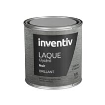 Peinture Laque Glycéro Noir Brillant 2L - INVENTIV
