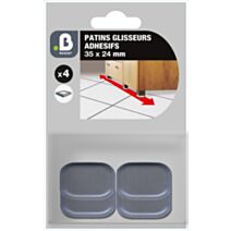 Patin glisseur gris 35x24 - B RESIST