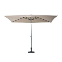 Parasol droit Solia 3x2m Taupe - INVENTIV