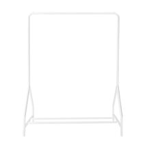 Portant simple 2 barres métal blanc H.150x116x45cm - INVENTIV