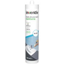 Mastic sanitaire neutre blanc 300 mL - INVENTIV