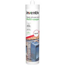 Mastic silicone neutre multiusage blanc 300ml - INVENTIV