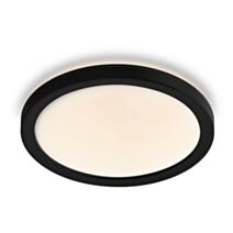 Panneau LED IP20 10,5W Ø20cm noir - INVENTIV