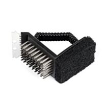 Brosse de nettoyage plastique triple fonction - INVENTIV