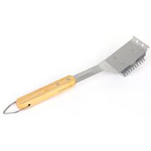 Brosse inox 31cm manche bambou - INVENTIV