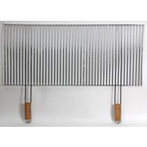 Grille Barbecue découpable 90x40cm manche bambou - INVENTIV