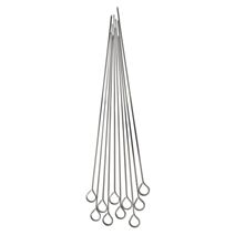 10 Brochettes inox 40cm - INVENTIV