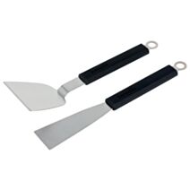 Spatule + grattoir soft touch pour plancha - INVENTIV