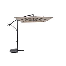 Parasol déporté Essentia 3x2m Taupe - INVENTIV