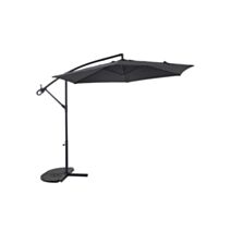Parasol déporté Essentia Ø3m Gris - INVENTIV
