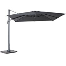 Parasol déporté Solix 3x3m Gris - INVENTIV