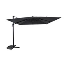 Parasol déporté Solix 3x3m Gris - INVENTIV