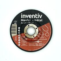 Disque Ebarbage Métal/Inox 115x6mm - INVENTIV