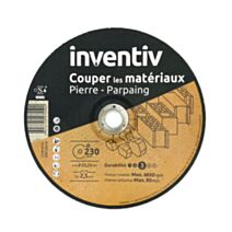 Disque Matériaux 230x2,5mm - INVENTIV