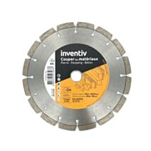 Disque Diamant Béton Armé 230mm - INVENTIV