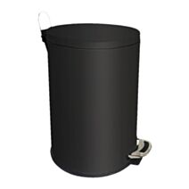 Poubelle cuisine à pédale Venus noir mat 20L - INVENTIV