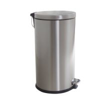 Poubelle de cuisine à pédale Titan satin 40 L - INVENTIV