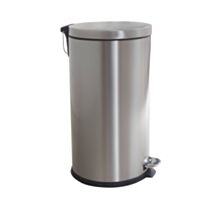 Poubelle de cuisine à pédale Titan satin 40 L - INVENTIV
