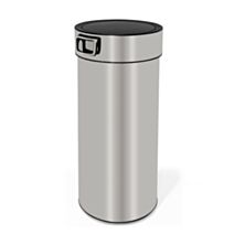 Poubelle de cuisine Push 30L Satin - INVENTIV