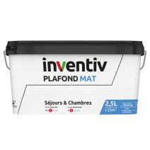 Peinture plafond mat 2,5L  - INVENTIV