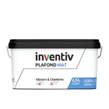 Peinture plafond Séjours & chambres mat 2,5L  - INVENTIV