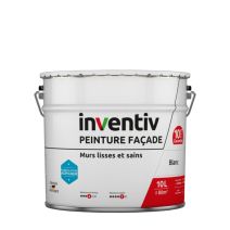 Peinture acrylique façade blanc 10L - INVENTIV