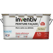 Peinture façade pliolite ton pierre 2,5L - INVENTIV