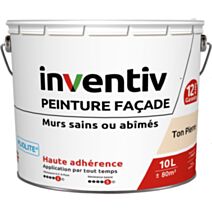 Peinture façade pliolite ton pierre 10L - INVENTIV