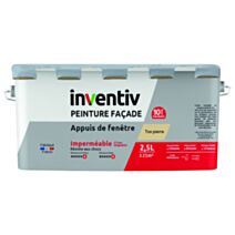 Peinture façade spéciale appui de fenêtre ton pierre 2,5L - INVENTIV