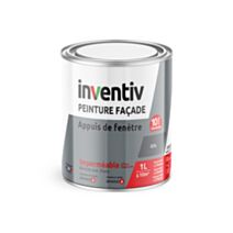 Peinture façade/appui de fenêtre gris 1L - INVENTIV