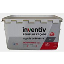 Peinture façade spéciale appui de fenêtre gris 2,5L - INVENTIV