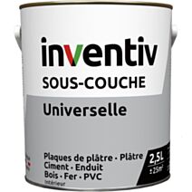 Sous-couche universelle Blanc mat 2,5L - INVENTIV