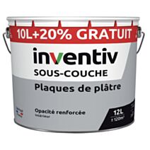 Sous-couche plâtre Pro 10L+2L gratuits - INVENTIV