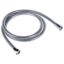 Flexible de douche argent/noir PVC 1,75 m - INVENTIV