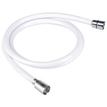 Flexible de douche Blanc PVC 1,5 m - INVENTIV