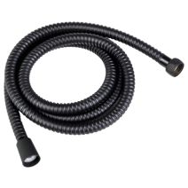 Flexible de douche noir mat inox 1,5 m - INVENTIV