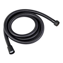 Flexible de douche noir mat inox 1,5 m - INVENTIV