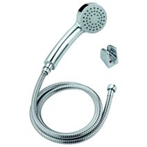 Duo douchette + support 1 jet 1,5 m Léa chromé  - INVENTIV