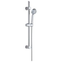 Trio douchette 3 jets Peri chrome flex inox 150 cm - INVENTIV