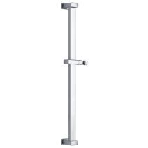 Barre de douche chromé inox Carre - INVENTIV