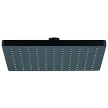Tête de douche Rapo noir mat ABS 20x20cm - INVENTIV