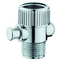 Arrêt douche poussoir chromé - INVENTIV