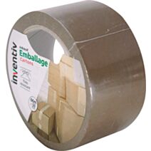 Ruban d'emballage brun 66mx50mm - INVENTIV