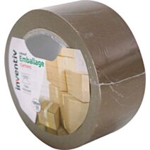 Ruban d'emballage brun 100mx50mm - INVENTIV